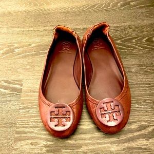 *Free shipping* Tory Burch Purple Glitter Flats